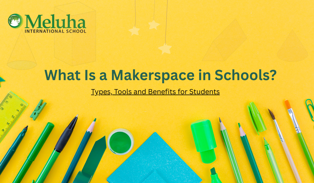 Makerspace in schools supporting hands-on learning and student creativity